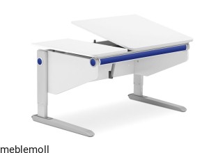 Biurko regulowane Moll Winner Split comfort biały