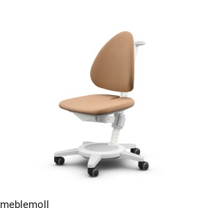 Krzesło regulowane dla dzieci Maximo white trend caramel