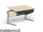 Biurko regulowane Moll  Winner comfort klon zabielony
