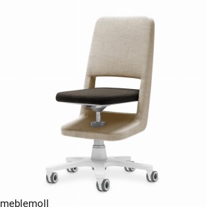 S9 Ergonomiczne krzesło beż/brąz