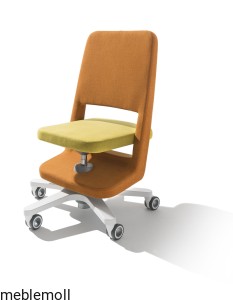 S9 Ergonomiczne krzesło orange/lemon