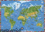 Blotting Pad - podkładka na blat Mapa Świata