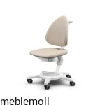 Krzesło regulowane dla dzieci Maximo white ted beige