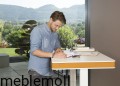 moll unique T7 orange elektrisch hoehenverstellbar Schreibtisch Stehpult.jpg