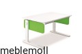 Biurko Champion Style Lef up - boki zielony