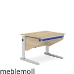 Biurko regulowane Moll  Winner Compact comfort dąb