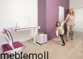 moll unique T7 flieder elektrisch hoehenverstellbar Schreibtisch S6 Drehstuhl Polster pink Container C7.jpg